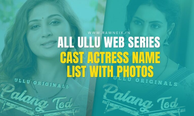 Palang Tod Ullu Web Series Cast